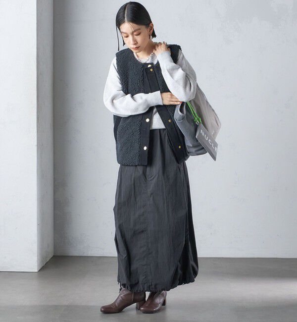 SHIPS for women「【SHIPS別注】M53:〈手洗い可能〉ミリタリー ファティーグ スカート」|スカート|