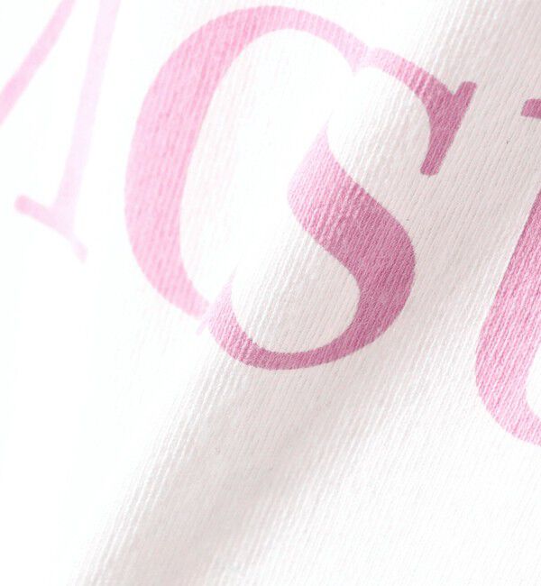 SHIPS for women「《一部追加予約》【SHIPS別注】81BRANCA:ロゴ 5分袖 TEE」|Tシャツ・カットソー|
