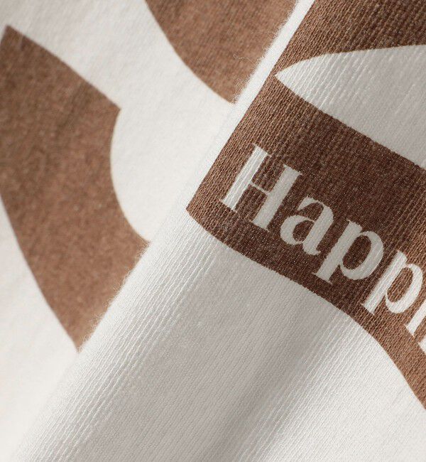 SHIPS for women「《一部追加予約》【SHIPS別注】81BRANCA:ロゴ 5分袖 TEE」|Tシャツ・カットソー|