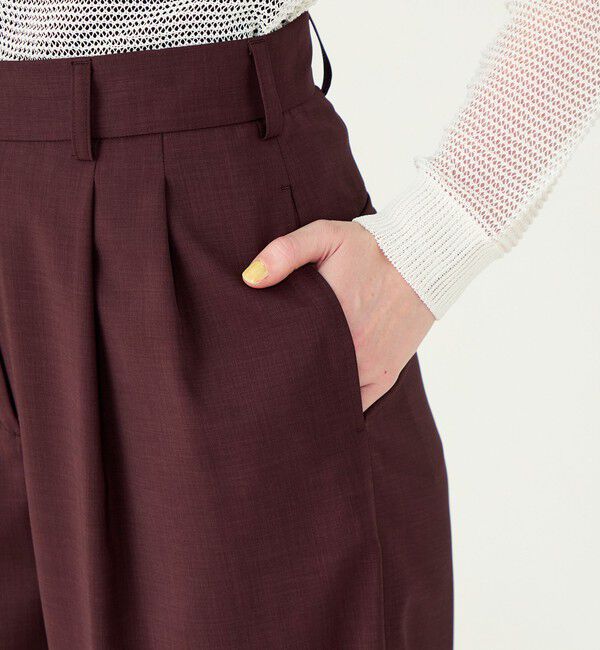 Ballsey「【一部WEB先行予約】ポリエステルツイル ２タックスラックスパンツ」|その他|