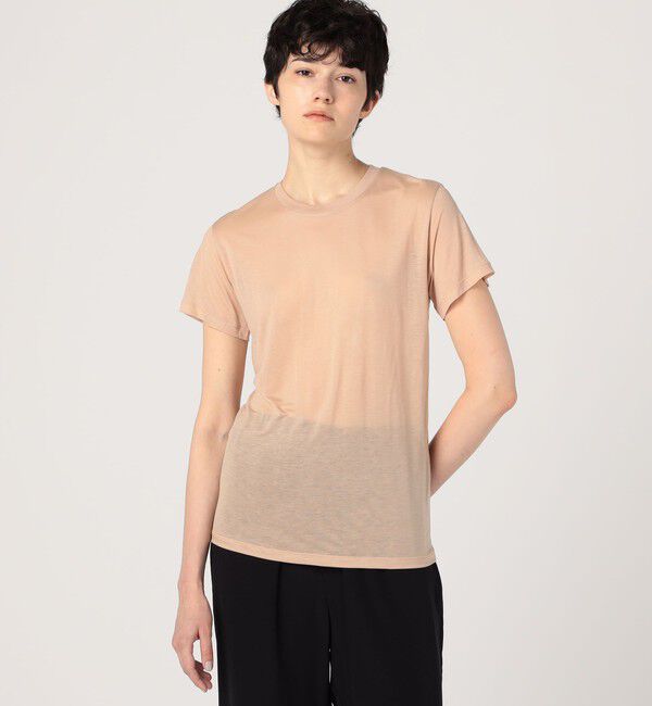 TOMORROWLAND GOODS「BASERANGE バンブー クルーネックプルオーバー」|Tシャツ・カットソー|