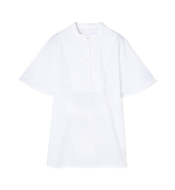 TOMORROWLAND BUYING WEAR「TELMA Cape ハーフスリーブシャツ」|シャツ・ブラウス|11 ホワイト