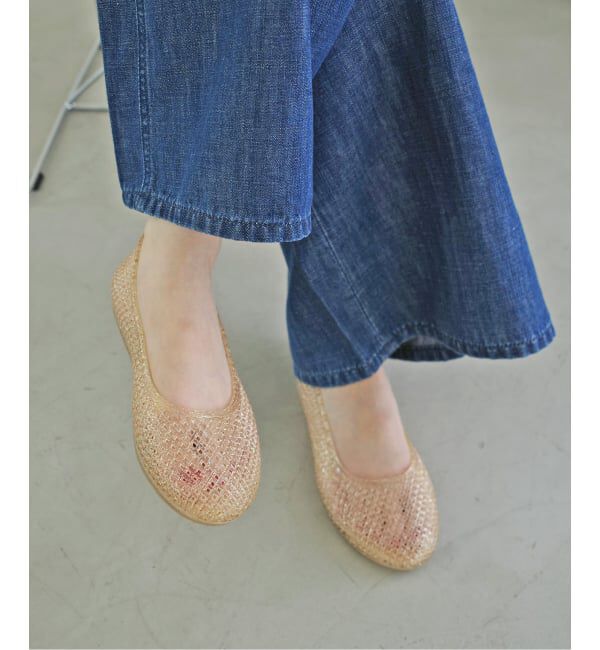 SLOBE IENA「《別注カラーあり/予約》MOHI/モヒ メッシュフラットシューズ 3-2533- PVC」|パンプス|