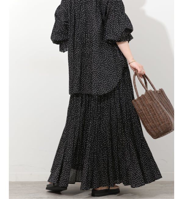 JOURNAL STANDARD relume「コットンボイルクリンクルマーメイドスカート（ドット柄）」|スカート|