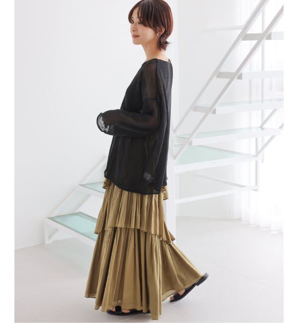 JOURNAL STANDARD relume「《追加 / 新色》PEリネンルーズプルオーバー」|ニット・セーター|
