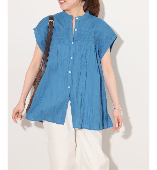 JOURNAL STANDARD relume「コットンボイルクリンクルピンタックフレンチ」|シャツ・ブラウス|