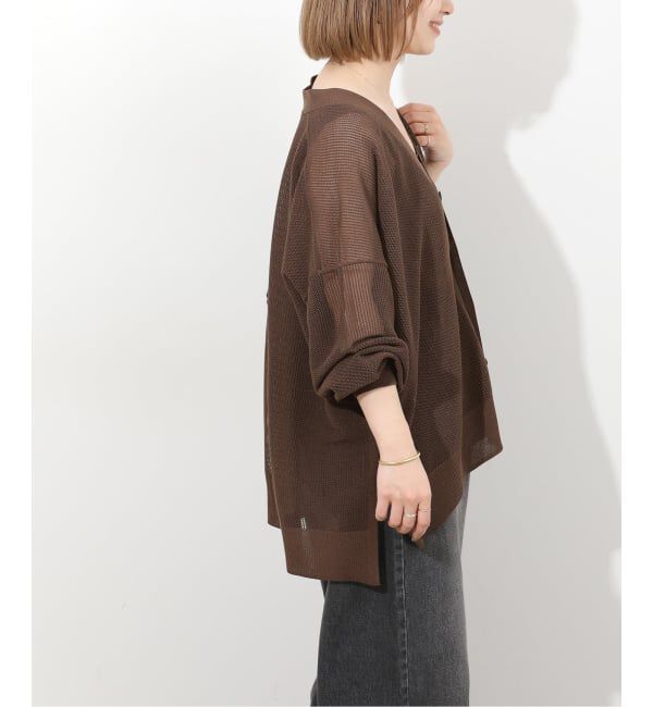JOURNAL STANDARD relume「リネンミックスメッシュVネックカーディガン」|カーディガン|