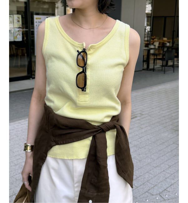 JOURNAL STANDARD「別注【FAITH MILLS CORP】ワッフルガゼットPOヘンリータンクトップ」|Tシャツ・カットソー|