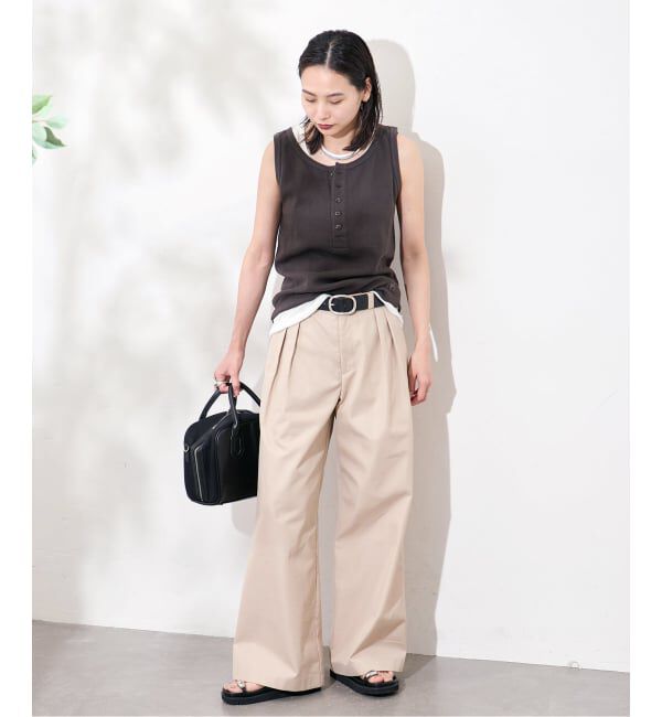 JOURNAL STANDARD「別注【FAITH MILLS CORP】ワッフルガゼットPOヘンリータンクトップ」|Tシャツ・カットソー|
