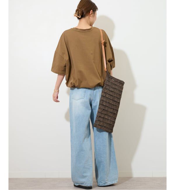 JOURNAL STANDARD relume「《追加》ギャザーヘムショートスリーブTシャツ」|Tシャツ・カットソー|