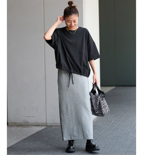 JOURNAL STANDARD relume「《追加》ギャザーヘムショートスリーブTシャツ」|Tシャツ・カットソー|