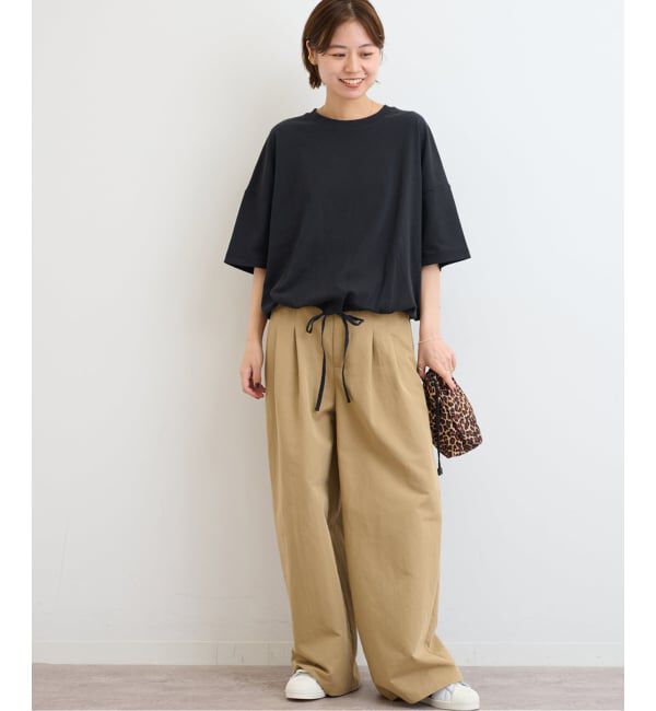 JOURNAL STANDARD relume「《追加2》ギャザーヘムショートスリーブTシャツ」|Tシャツ・カットソー|
