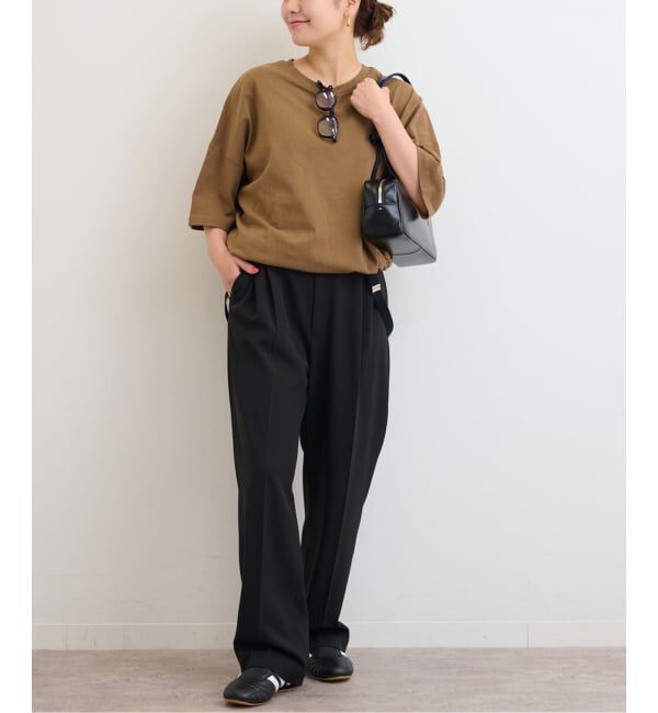 JOURNAL STANDARD relume「《追加2》ギャザーヘムショートスリーブTシャツ」|Tシャツ・カットソー|