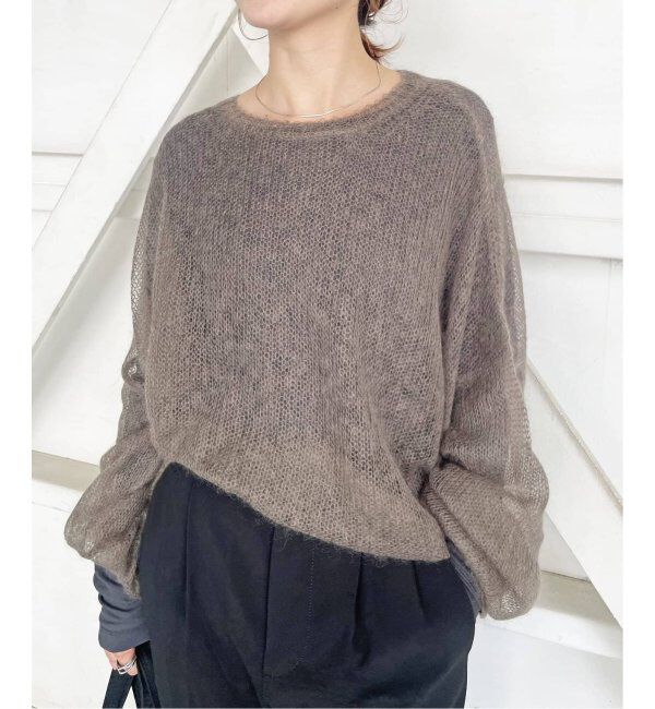 Spick and Span「≪追加2≫シアーボートネックプルオーバー」|Tシャツ・カットソー|
