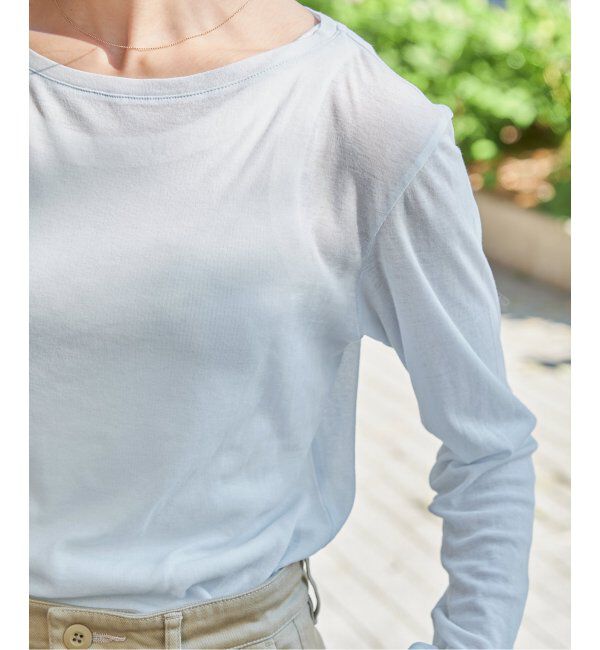 Spick and Span「《追加2》シアーボートネックプルオーバー」|Tシャツ・カットソー|