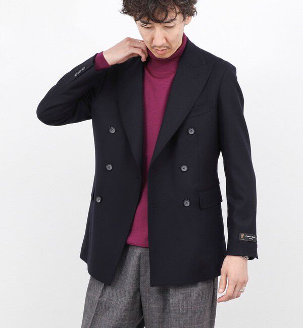 NOLLEY'S goodman「《ビジカジ対応》尾州 WOOL W JACKET 25AW」|テーラードジャケット|