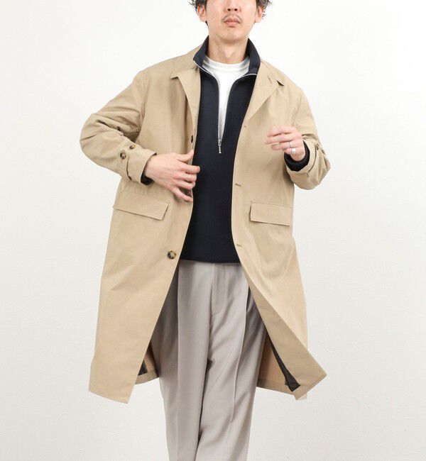 NOLLEY'S goodman「《ビジカジ対応》【ダントツ撥水】ステンカラーコート 26SS」|ステンカラーコート|