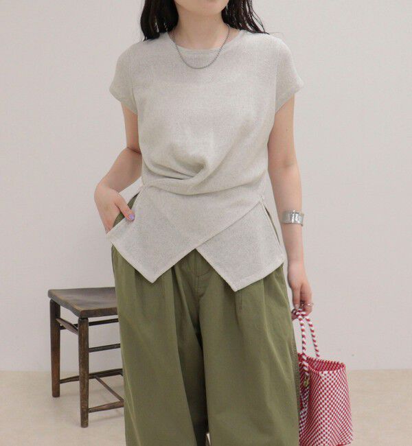 fredy emue「ニットソーカシュクールプルオーバー」|Tシャツ・カットソー|