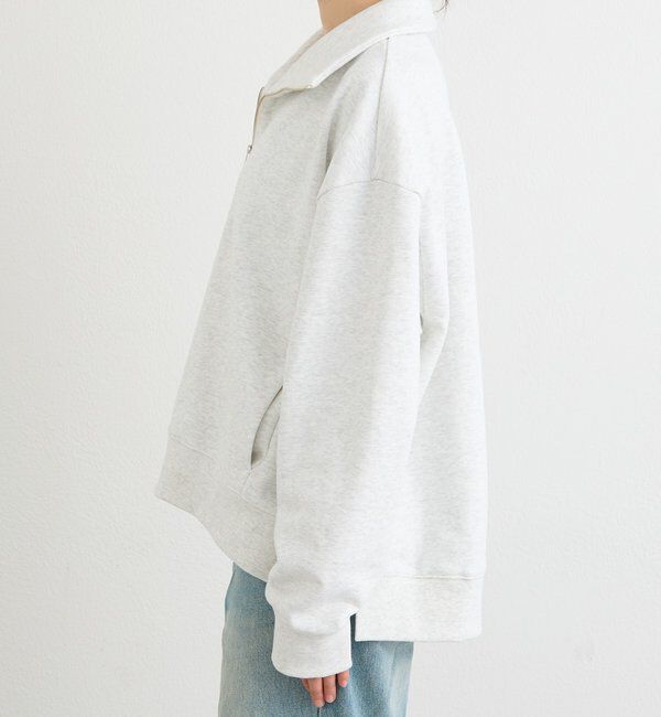  「【A・MONN】【セットアップ着用可能】ZIP SWEAT プルオーバー」|Tシャツ・カットソー|