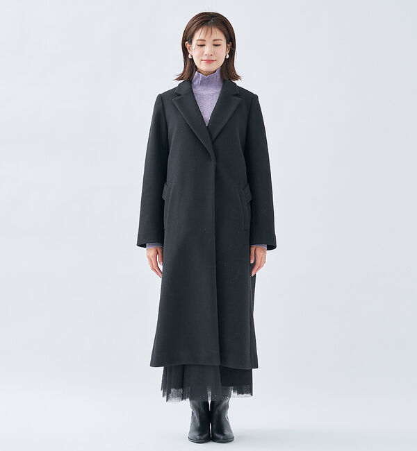 abahouse mavie「【ロングセラー】ベルト付きロングコート」|その他|
