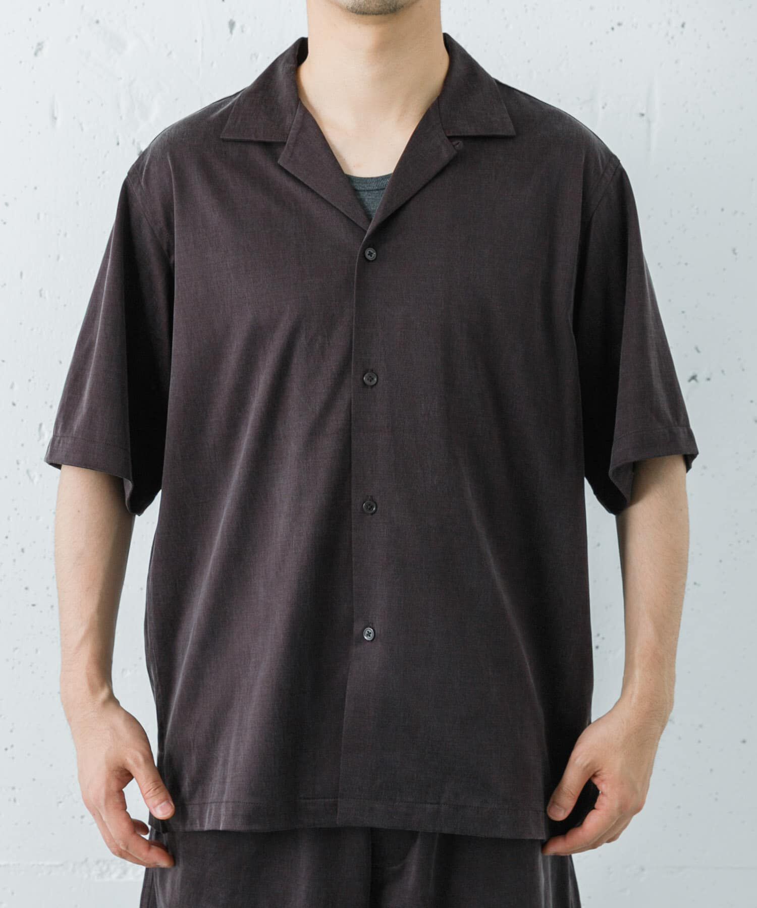 URBAN RESEARCH「WASHABLE CUPRO SS O/C SHIRTS」|シャツ・ブラウス|
