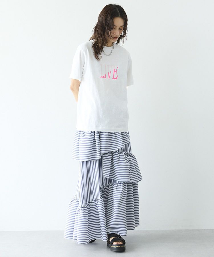 GARAGE OF GOOD CLOTHING「【AMERICANA】ラフィー丸胴プリントT【日本製】」|Tシャツ・カットソー|