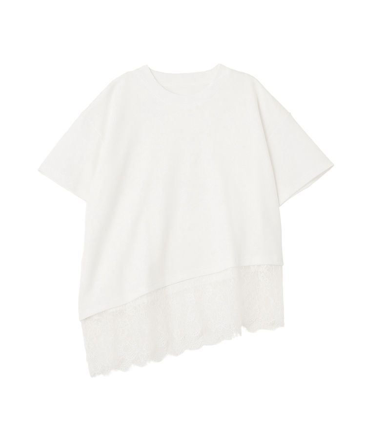 GARAGE OF GOOD CLOTHING「裾レースアシメ切替プルオーバー」|Tシャツ・カットソー|