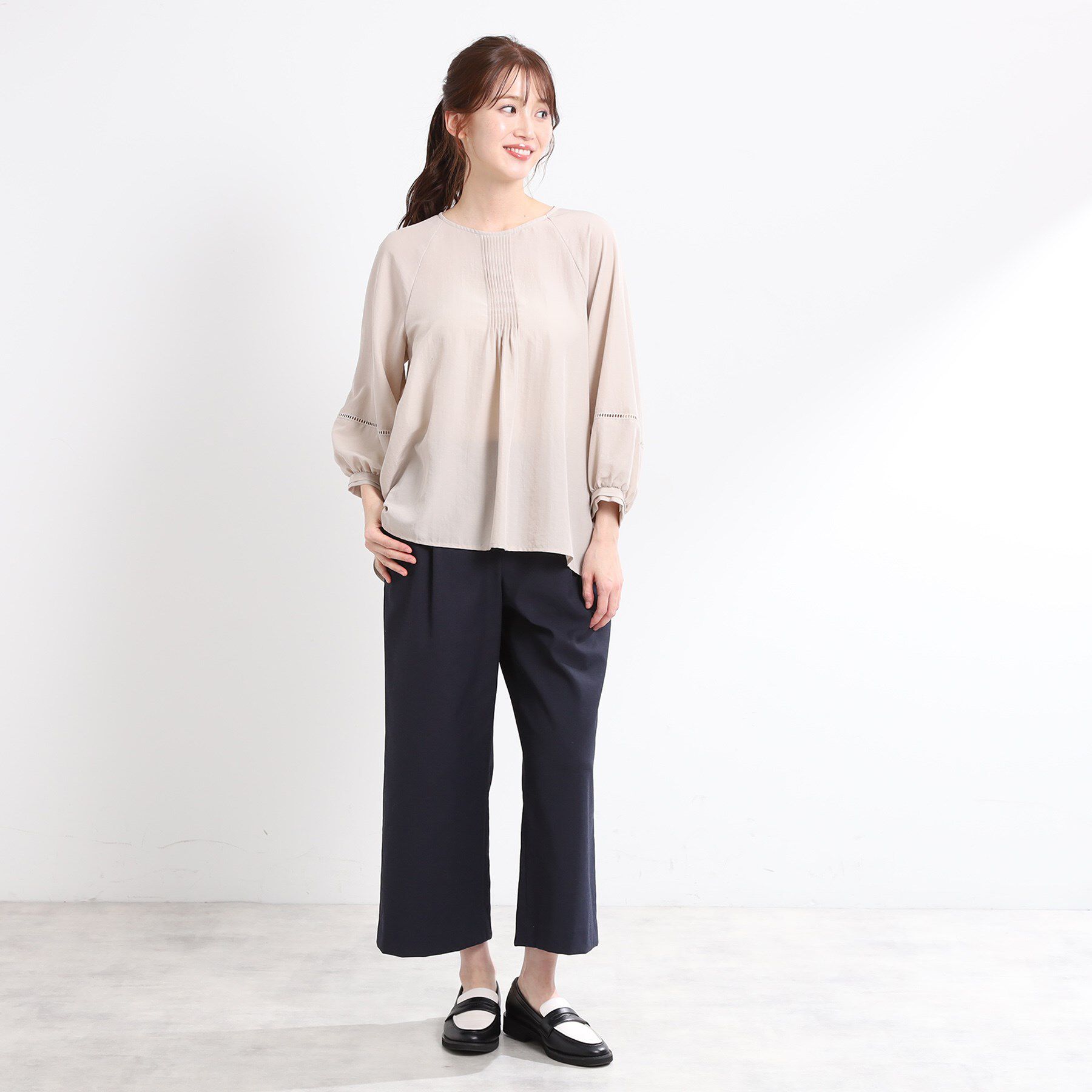 Reflect「【E‐QUALITY／手洗い可】ワイドクロップドパンツ」|その他|