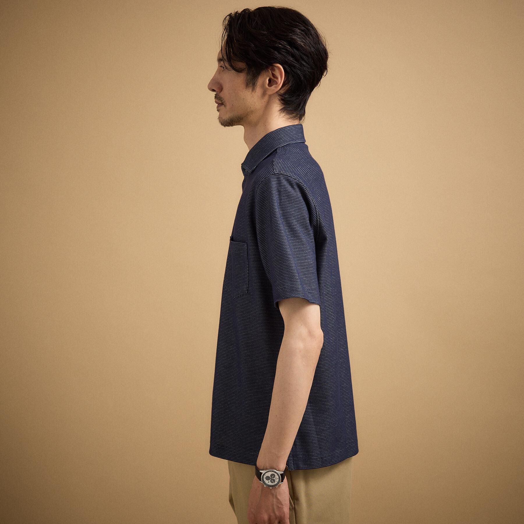 TAKEO KIKUCHI「【抗菌防臭】ハニカムメランジ ポロシャツ」|ポロシャツ|
