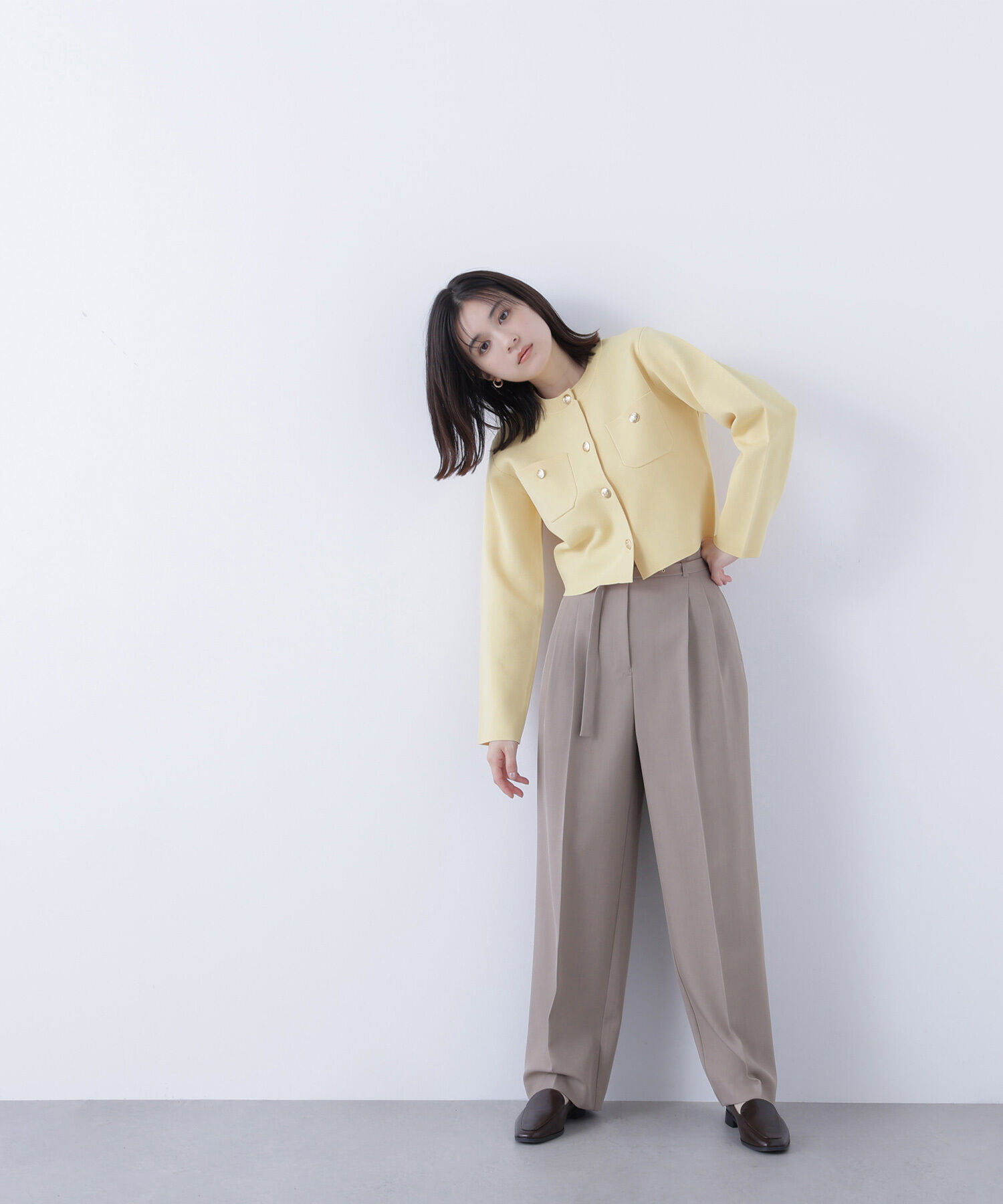  「くびれ仕込みベルテッドパンツ」|その他|