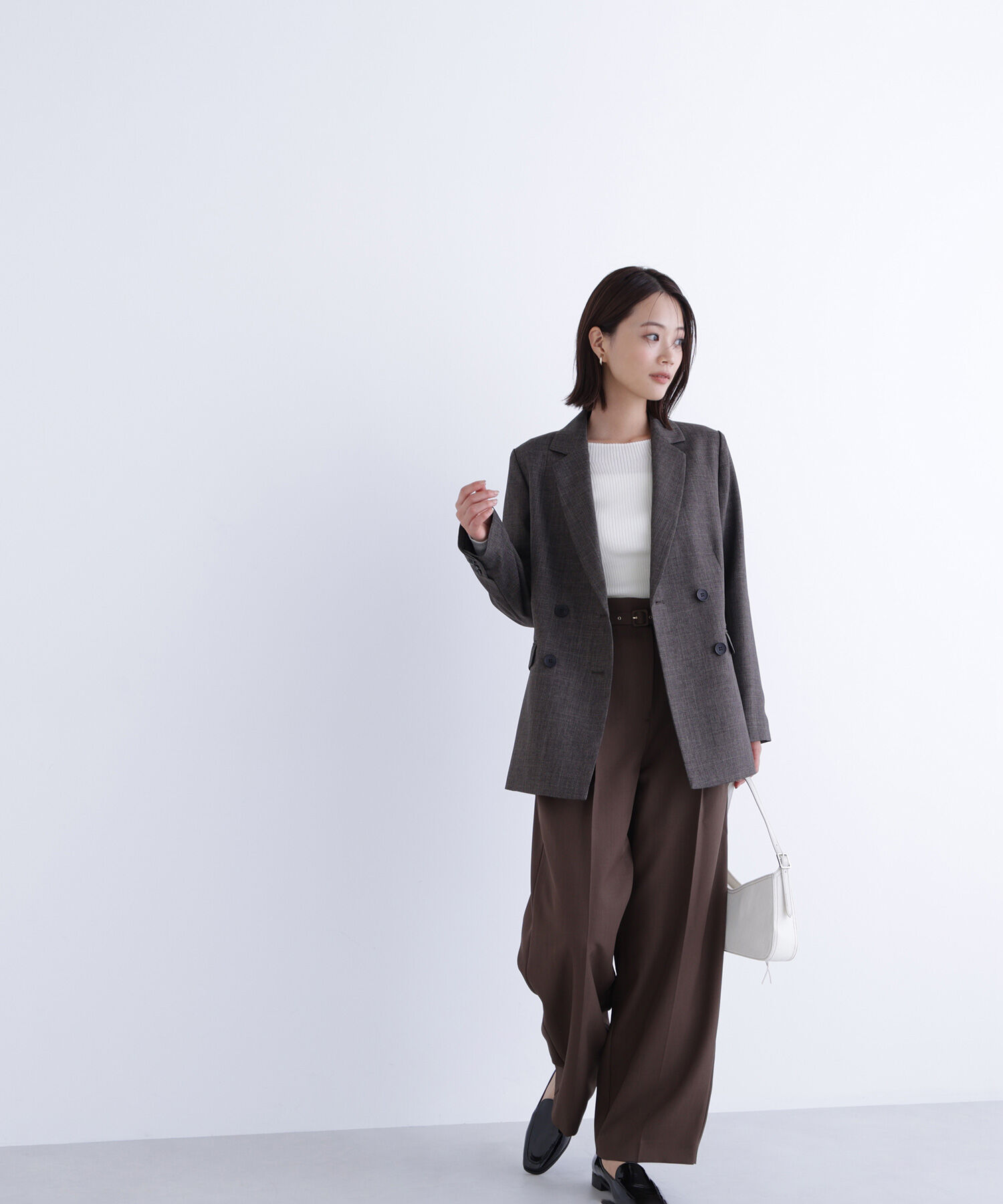  「くびれ仕込みベルテッドパンツ」|その他|