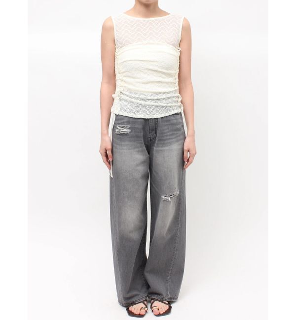 LAGUNAMOON「ドロストレースカットトップス」|Tシャツ・カットソー|