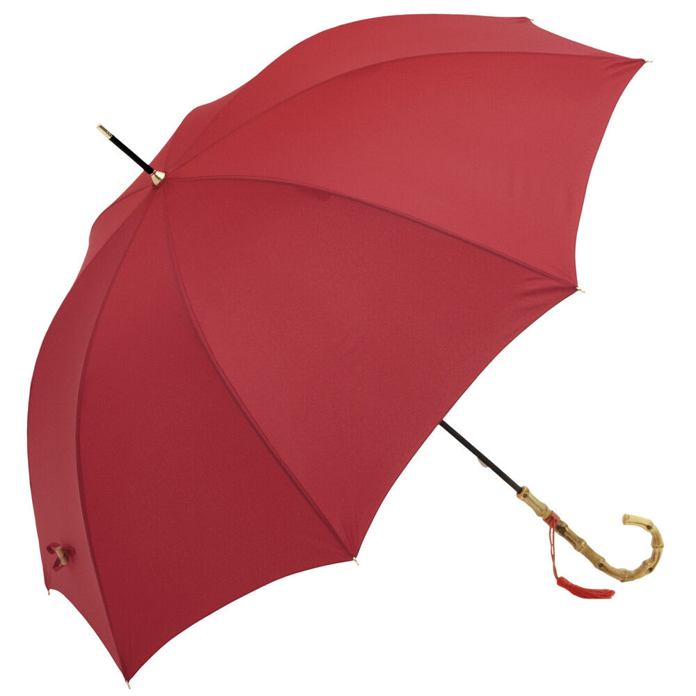 BACKYARD FAMILY「ビコーズ 傘 because 通販 雨傘 長傘 晴雨兼用 UVカット 日傘 58cm 58センチ」|傘|レッド1