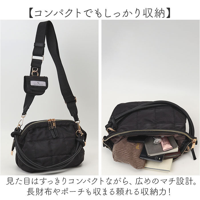 BACKYARD FAMILY「ショルダーバッグ キルティング ナイロン 2way 通販 ショルダーバック ショルダー 肩掛け」|ショルダー・メッセンジャー|