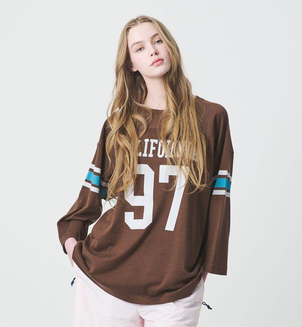 California General Store「＜CGS.＞フットボール Tシャツ」|Tシャツ・カットソー|MD.BROWN