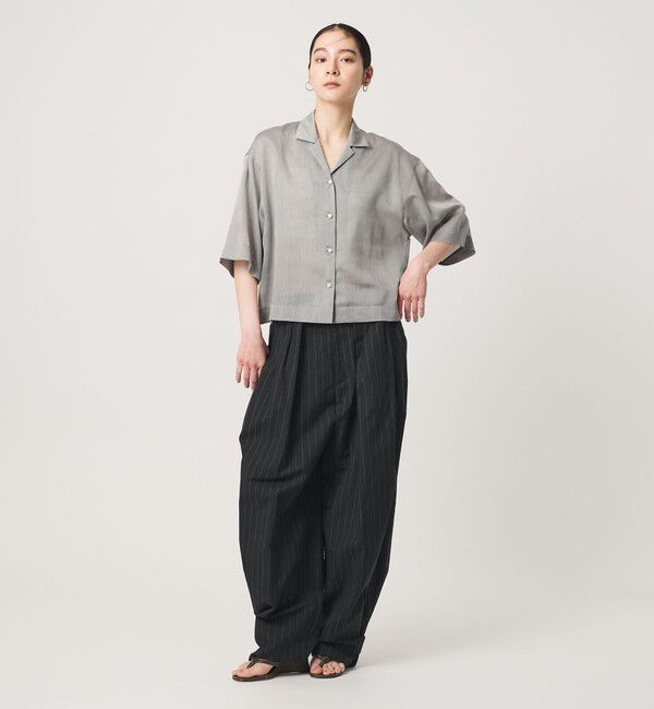 BEAUTY&YOUTH UNITED ARROWS「レーヨンキュプラブレンド オープンカラーシャツ」|シャツ・ブラウス|