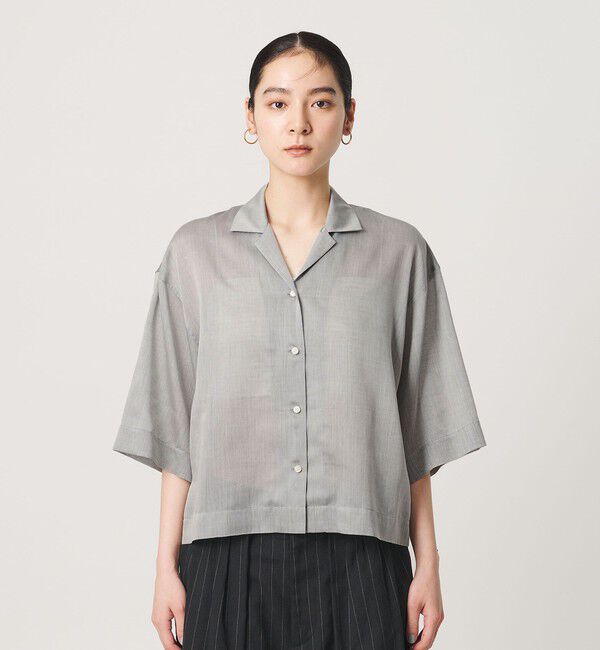 BEAUTY&YOUTH UNITED ARROWS「レーヨンキュプラブレンド オープンカラーシャツ」|シャツ・ブラウス|
