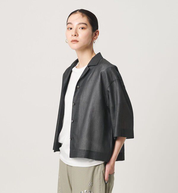 BEAUTY&YOUTH UNITED ARROWS「レーヨンキュプラブレンド オープンカラーシャツ」|シャツ・ブラウス|