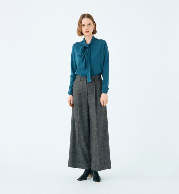 Ballsey「メランジカルゼ タックワイドパンツ」|その他|