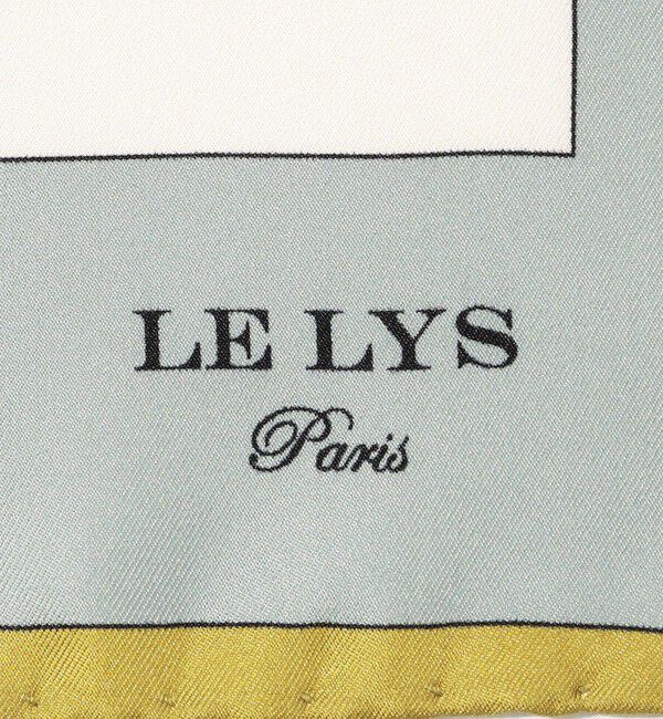 TOMORROWLAND GOODS「LE LYS シルク プリントスカーフ」|バンダナ・スカーフ|
