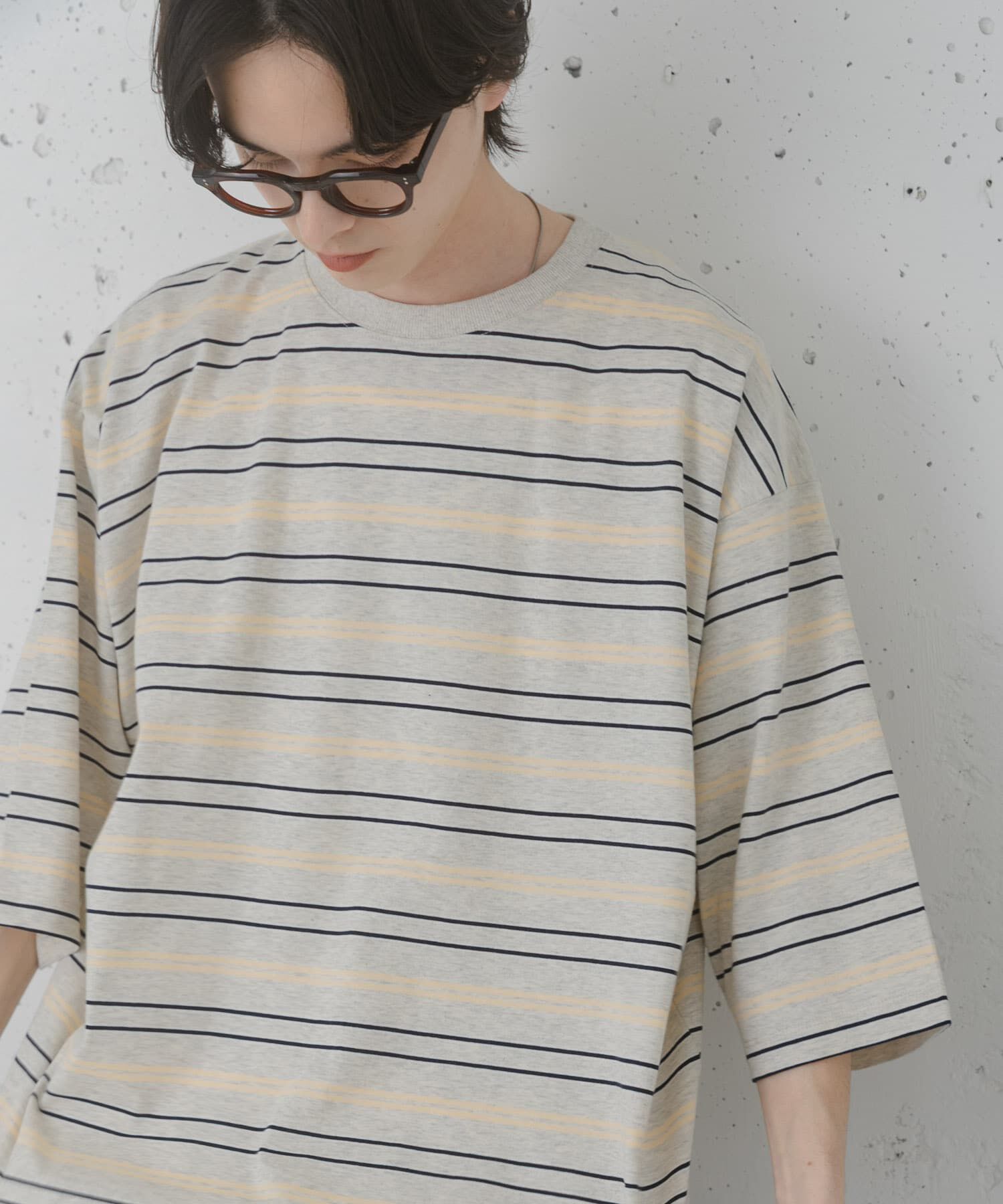 SENSE OF PLACE by URBAN RESEARCH「ボーダーエクストラルーズTシャツ」|Tシャツ・カットソー|