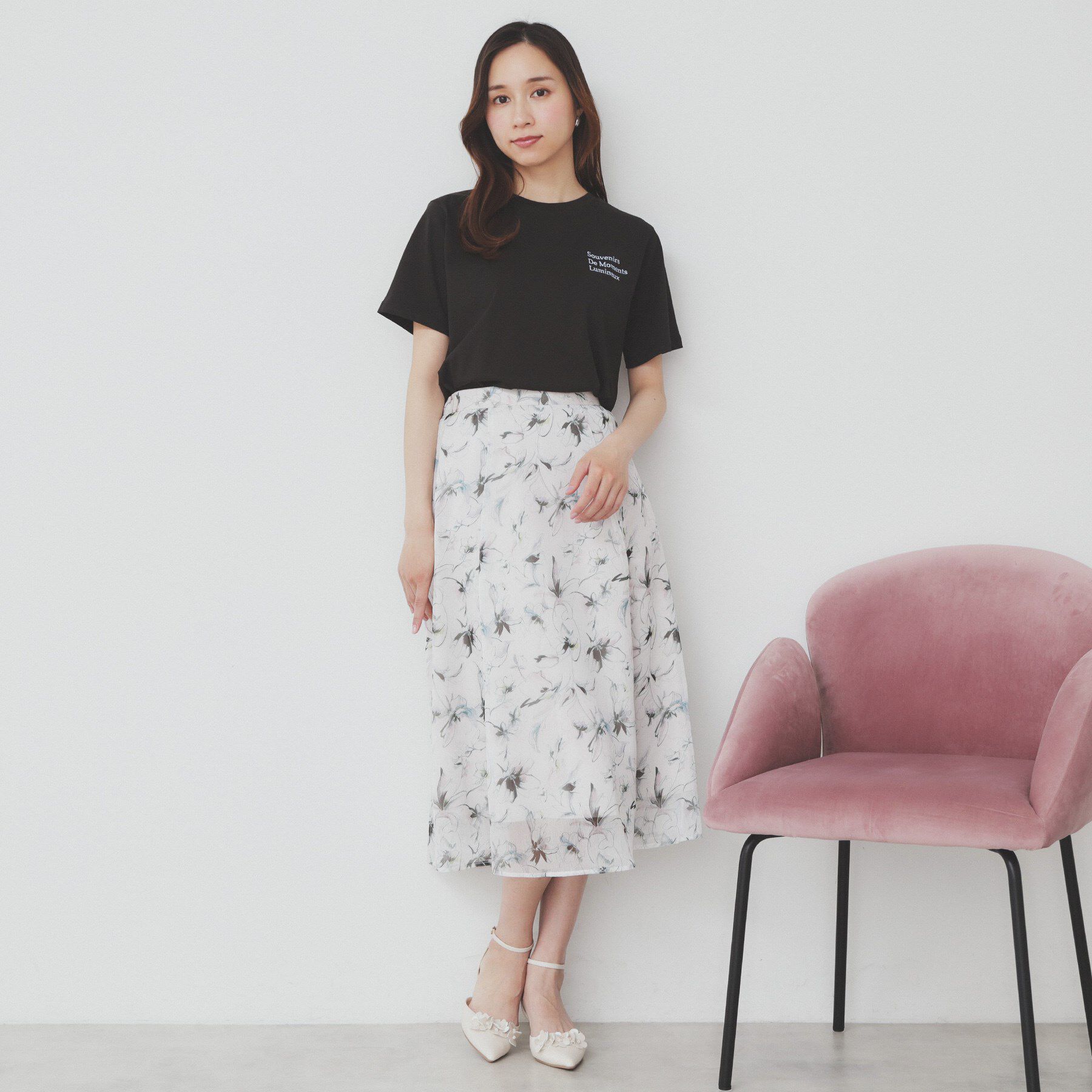 index「ロゴ刺繍Tシャツ【UV／接触冷感／洗濯機洗い可】」|Tシャツ・カットソー|