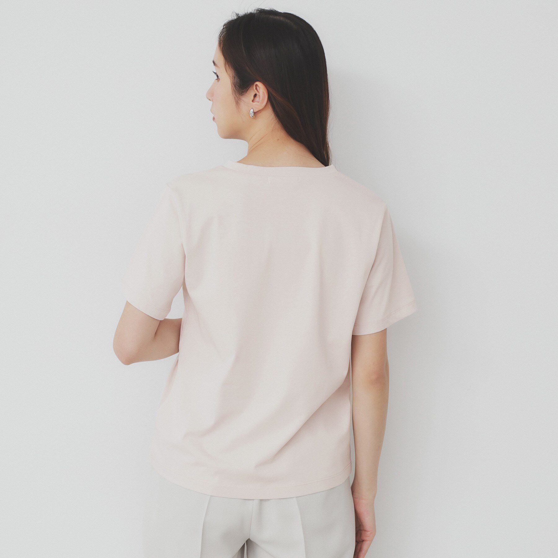 index「ロゴ刺繍Tシャツ【UV／接触冷感／洗濯機洗い可】」|Tシャツ・カットソー|