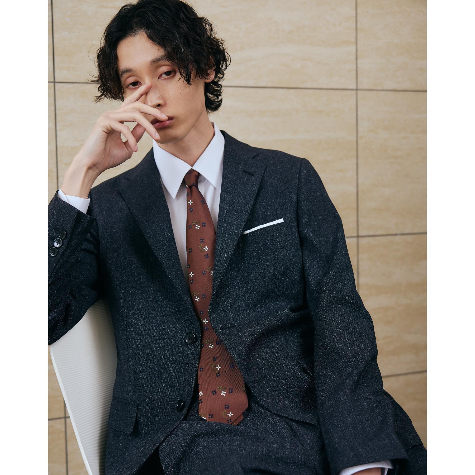 THE SHOP TK「【AVANT AIR】メッシュ ジャケット セットアップ可/洗濯機OK/ストレッチ/シワになりにくい」|テーラードジャケット|
