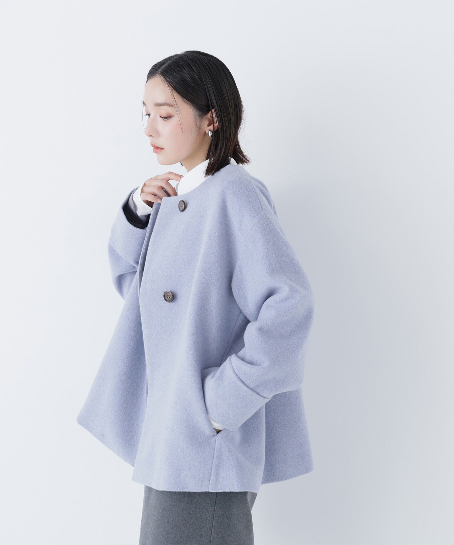  「毎日に&ldquo;ちょうどいい&rdquo;カシミヤ混コート」|ブルゾン・スタジャン|