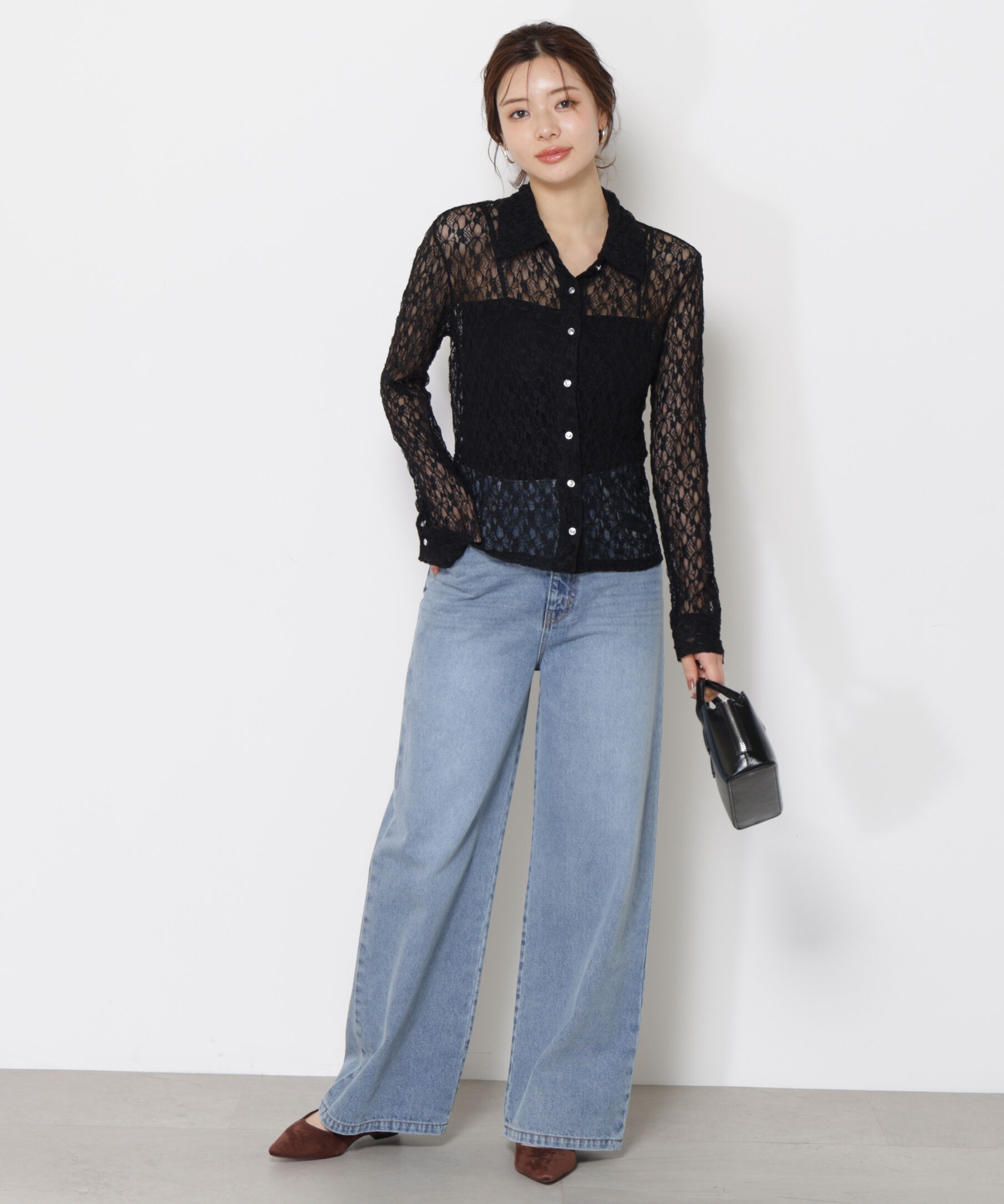PROPORTION BODY DRESSING「ワイドデニムパンツ」|その他|