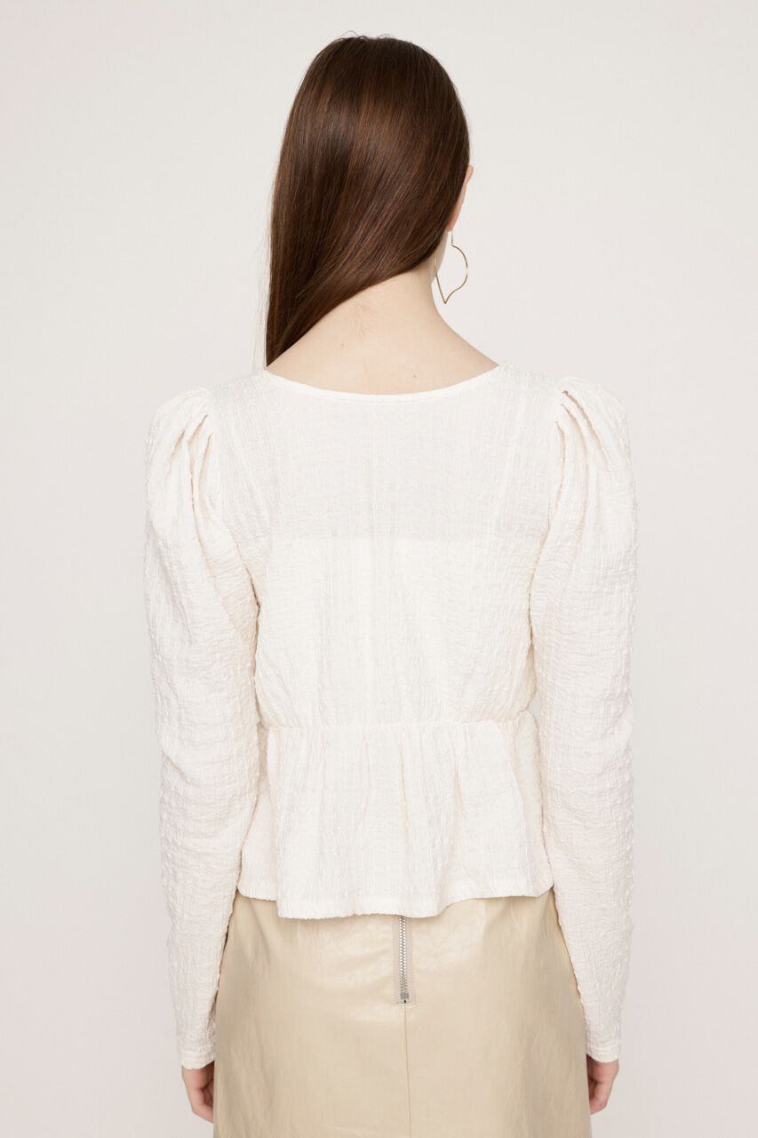 SLY「2WAY SWELLING JQ PUFF トップス」|Tシャツ・カットソー|