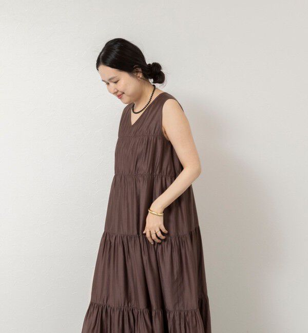 NOLLEY'S sophi「ウォッシャブルシアーローンティアード2WAYワンピース」|ワンピース|