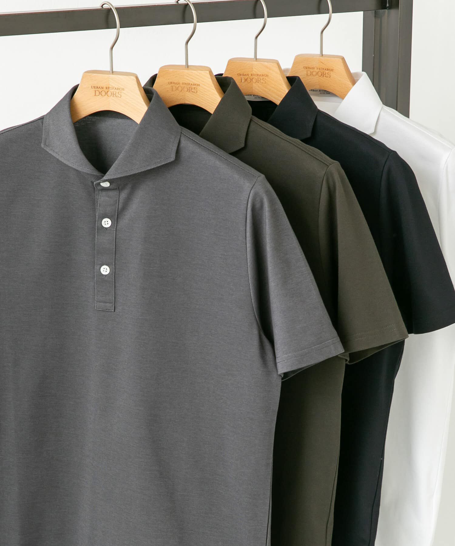 URBAN RESEARCH DOORS「LIFE STYLE TAILOR 　カッタウェイ半袖プルオーバー」|シャツ・ブラウス|グレー