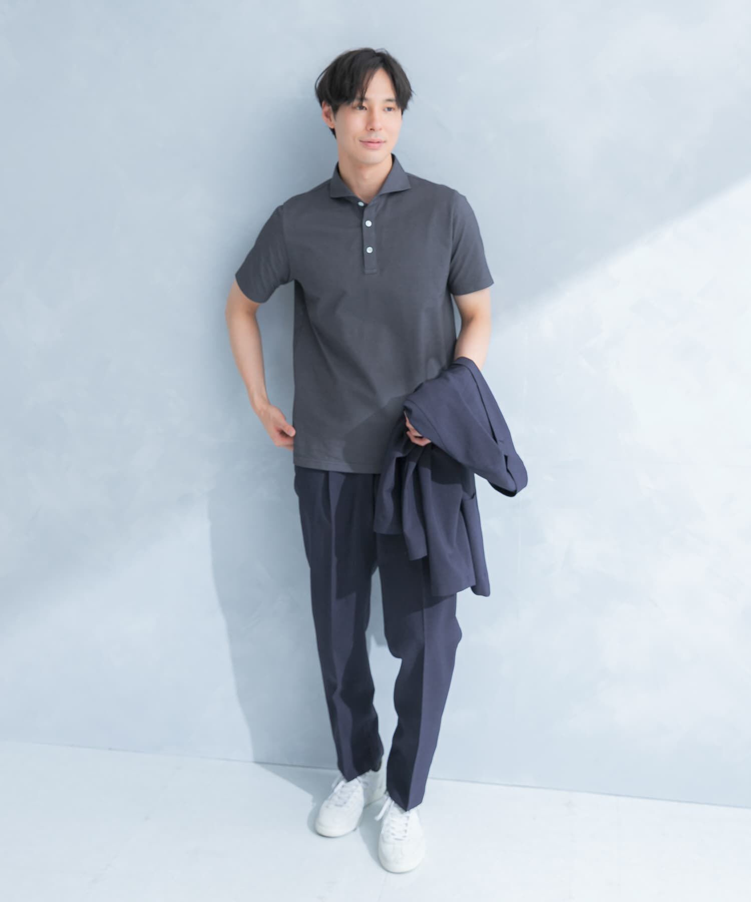 URBAN RESEARCH DOORS「LIFE STYLE TAILOR 　カッタウェイ半袖プルオーバー」|シャツ・ブラウス|